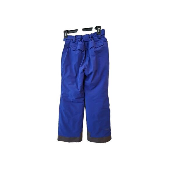 LL Bean Snow Pants TEK Heavy Duty Grow Cuffs Blue Size 12 Insulated - Picture 2 of 9